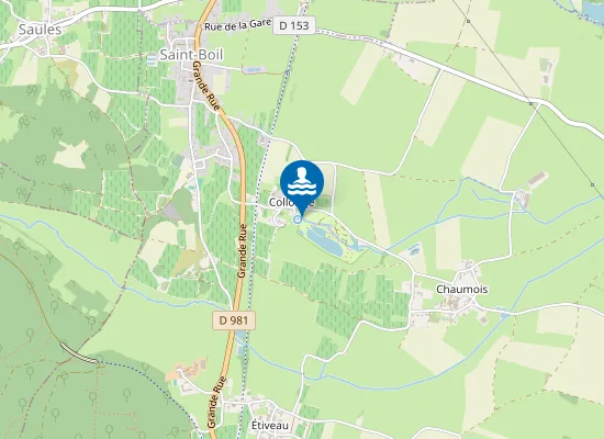 Map of CAMPING DU MOULIN DE COLLONGE