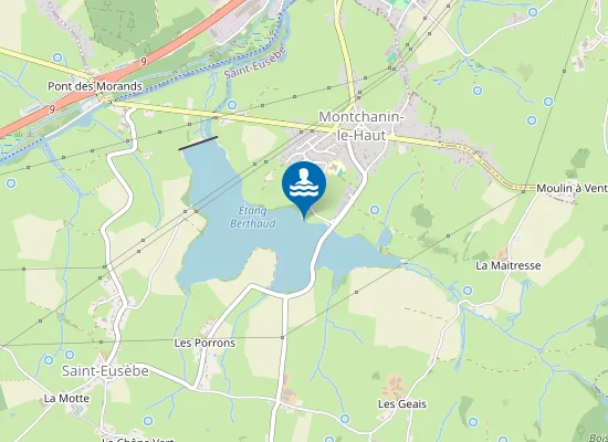 Map of ETANG BERTHAUD