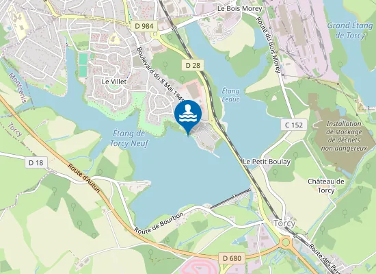 Map of ETANG DE TORCY NEUF