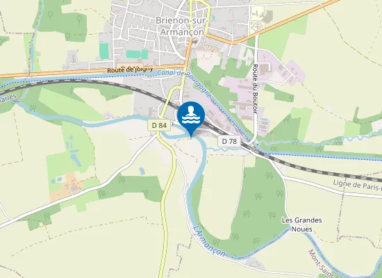 Map of BRIENON SUR ARMANCON