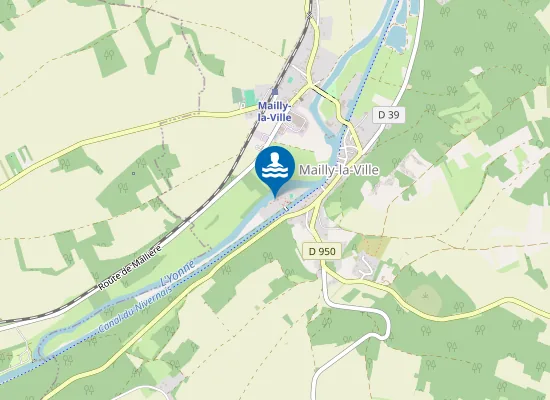 Map of MAILLY-LA-VILLE