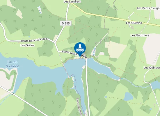 Map of SAINT-FARGEAU CALANQUE