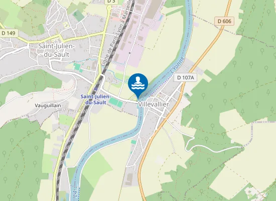 Map of SAINT-JULIEN-DU-SAULT