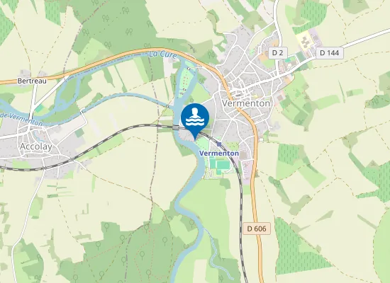 Map of VERMENTON - LES COULLEMIERES