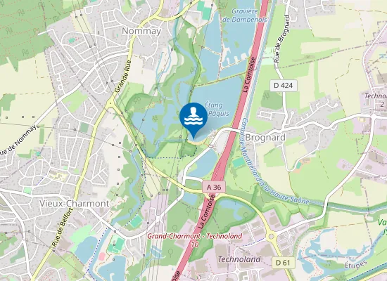 Map of ETANG DU PAQUIS