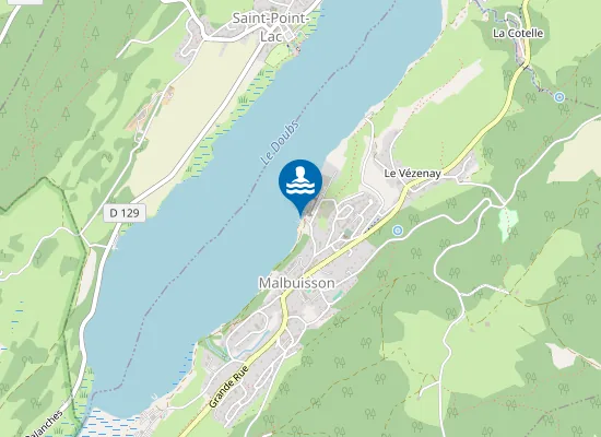 Map of PLAGE DES LANDES