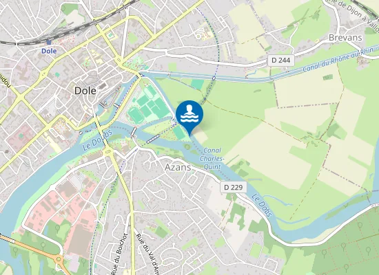 Map of LE PRE MARNOZ - LE DOUBS