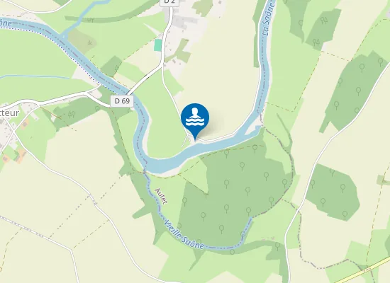 Map of PLAGE D'AUTET