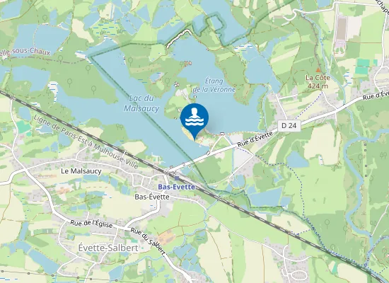 Map of ETANG DU MALSAUCY