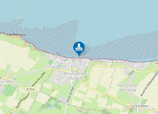 Map of PLACE DU SIX JUIN