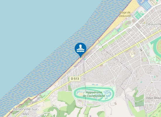 Map of BENERVILLE - TOURGEVILLE