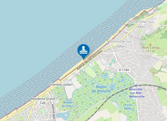 Map of HAMEAU GOBLIN - BLONVILLE OUEST