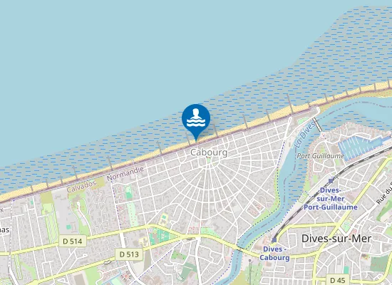 Map of CABOURG CENTRE