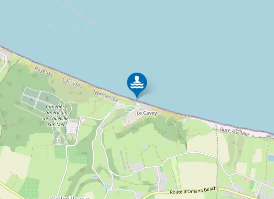 Map of PLAGE DU VILLAGE DE VACANCES