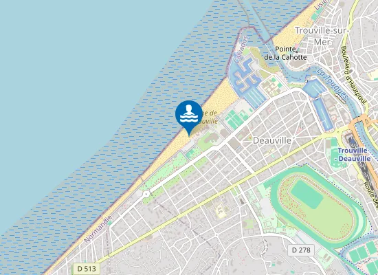 Map of PLAGE DES SIX FUSILLES