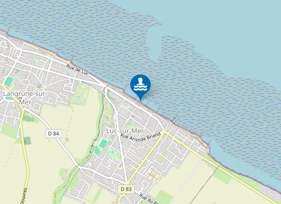 Map of PLAGE DU PETIT ENFER