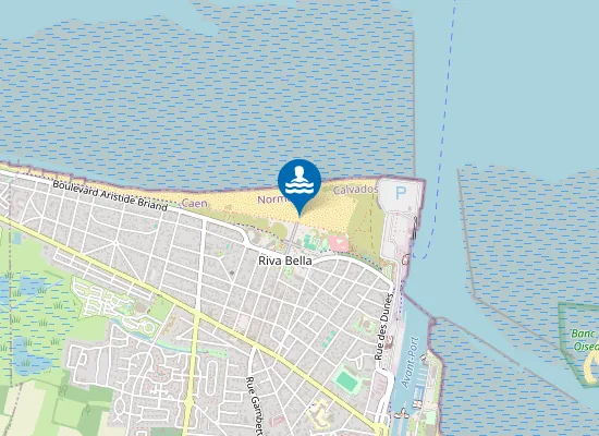 Map of RIVA BELLA - CENTRE