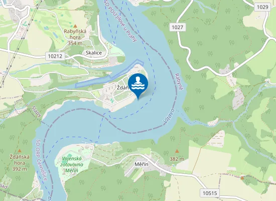 Map of VN SLAPY - ŽDÁŇ