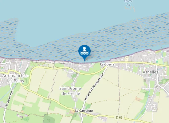 Map of LA FONTAINE ST COME