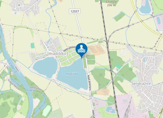 Map of Písník Hradišťko
