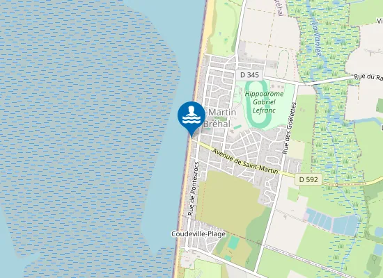 Map of FACE AU CD 592