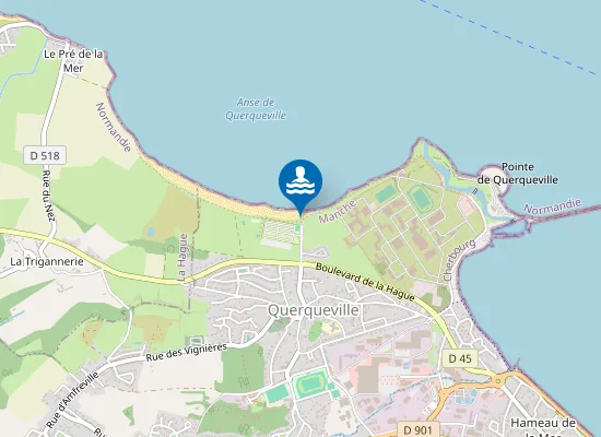 Map of Anse De Querqueville