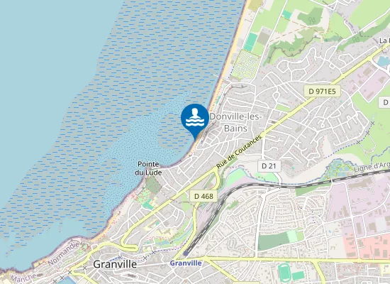 Map of LA POINTE DU LUDE