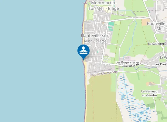 Map of FACE A L'ECOLE DE VOILE D'HAUTEVILLE SUR MER