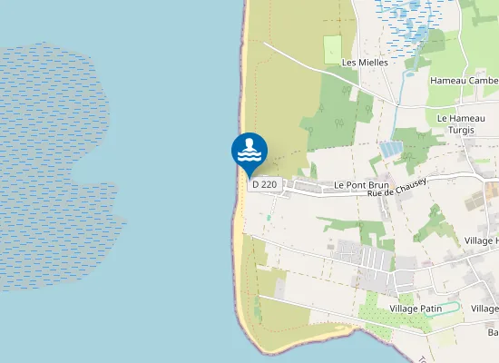 Map of LINGREVILLE - FACE AU CD 220