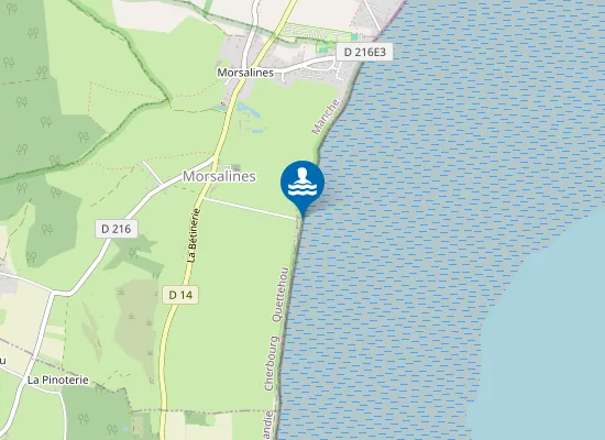 Map of MORSALINES La Redoute