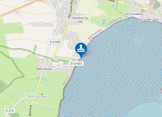 Map of LE RIVAGE DE QUETTEHOU