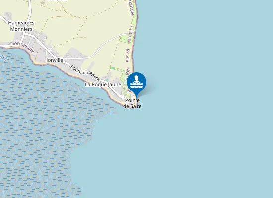 Map of LA POINTE DE SAIRE