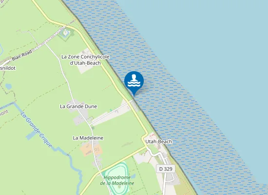 Map of LA GRANDE DUNE