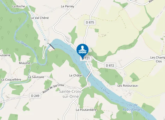Map of LAC DE RABODANGE