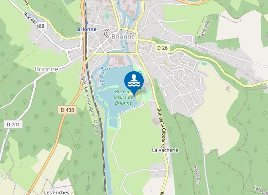 Map of BRIONNE BAIGNADE MUNICIPALE