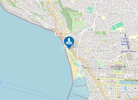 Map of LE HAVRE-PLAGE