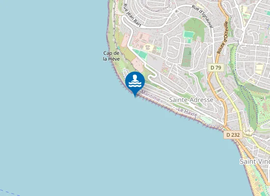 Map of STE-ADRESSE-PLAGE