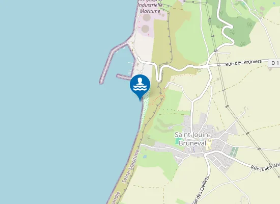 Map of ST-JOUIN-PLAGE