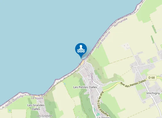 Map of LES PETITES-DALLES