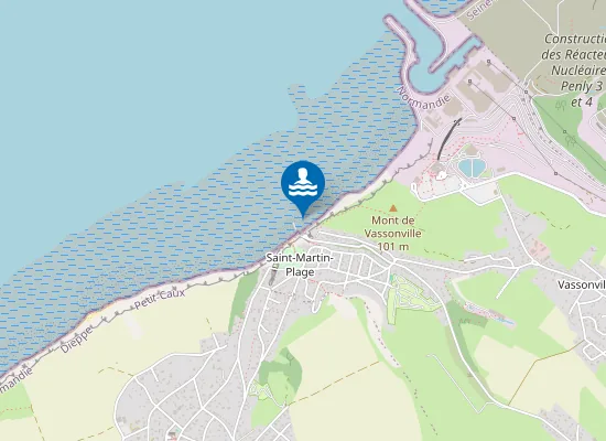 Map of ST-MARTIN-PLAGE