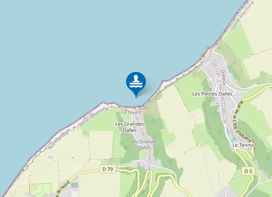 Map of LES GRANDES-DALLES