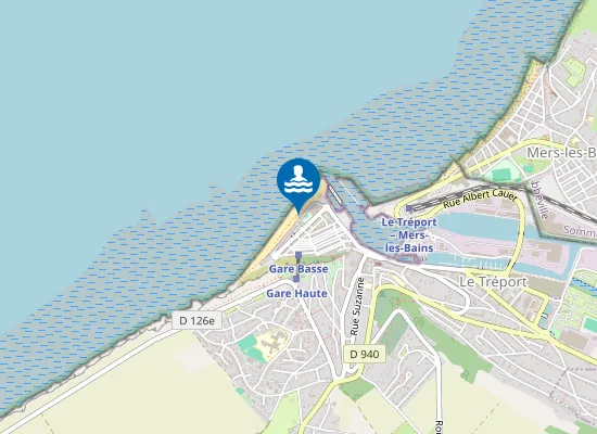 Map of LE TREPORT-PLAGE