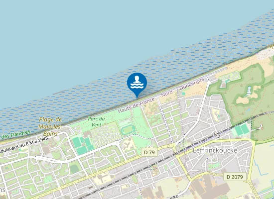 Map of POSTE DE SECOURS - MALO TERMINUS