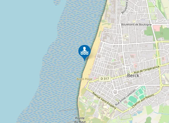 Map of BERCK CENTRE PLAGE