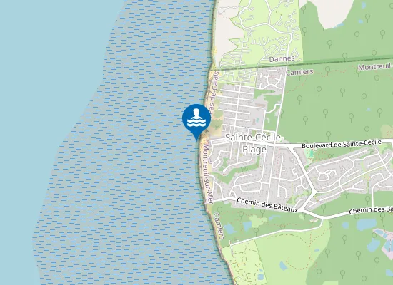 Map of CAMIERS SAINTE CECILE