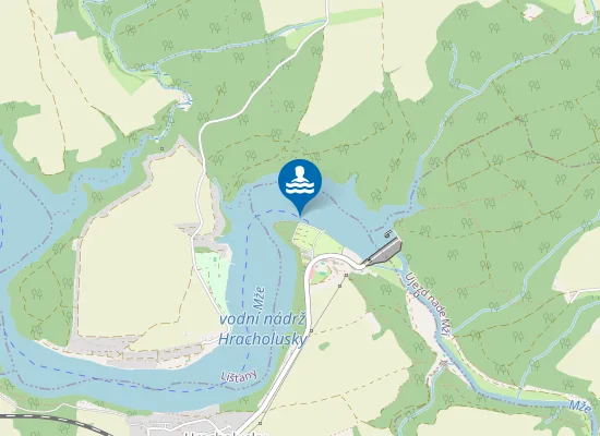 Map of VN HRACHOLUSKY - HRÁZ