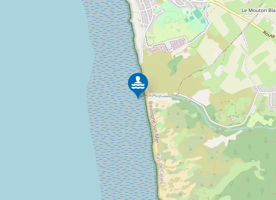 Map of SAINT ETIENNE AU MONT PLAGE NORD