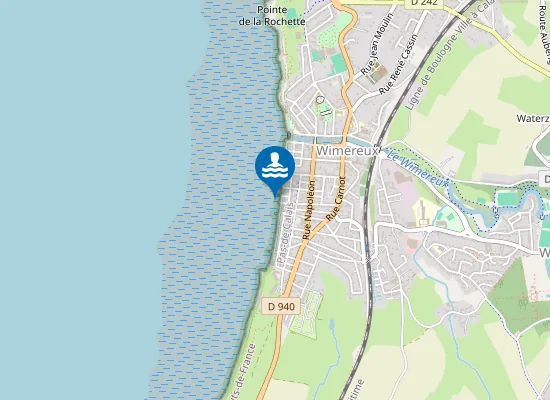 Map of WIMEREUX CENTRE PLAGE