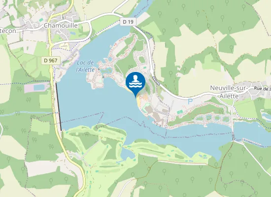 Map of CENTER PARCS CHAMOUILLE