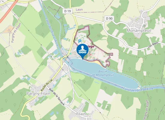 Map of BASSIN DE MONAMPTEUIL